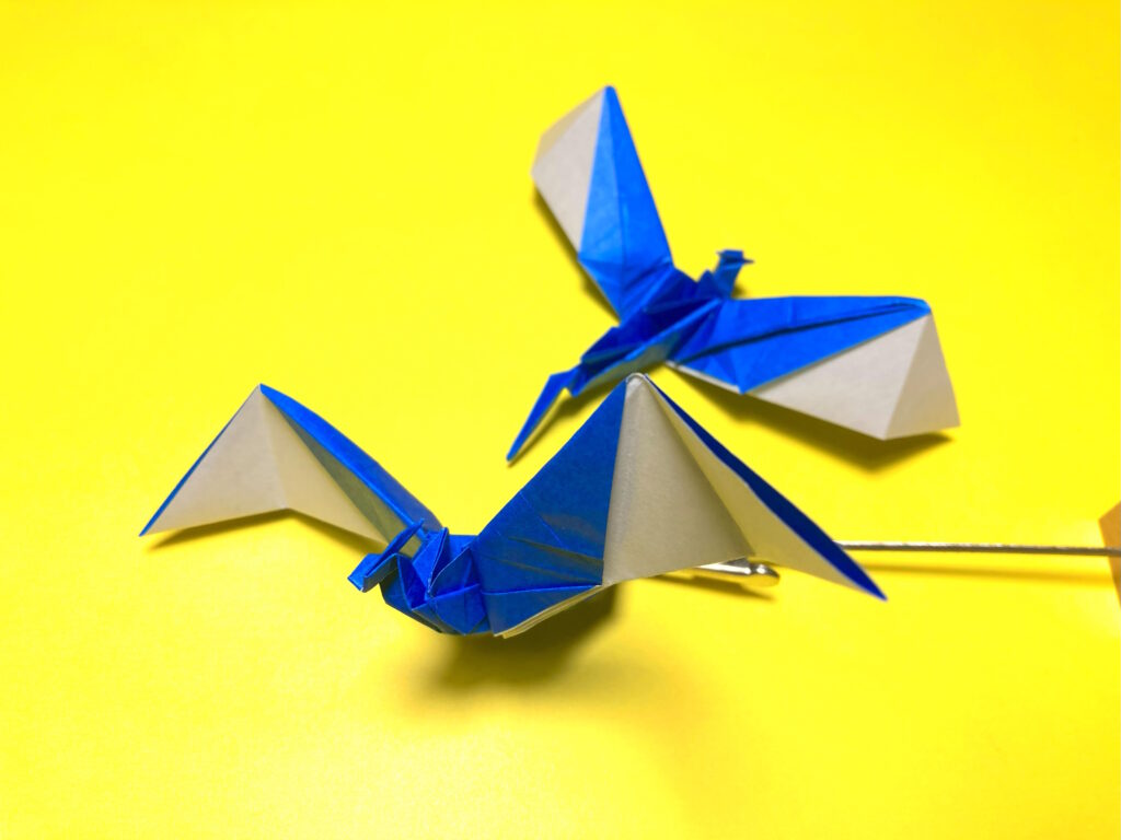 折り紙　大きな翼のドラゴン飛竜の簡単な作り方4